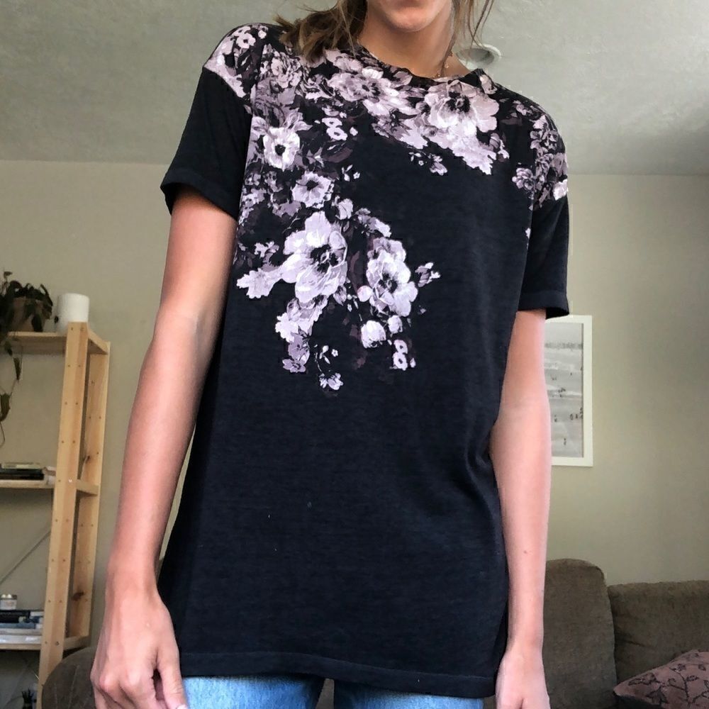 AllSaints Blue Lore Cori Tee - Picture 7 of 8